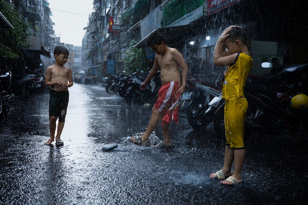 Rainy childhood memories