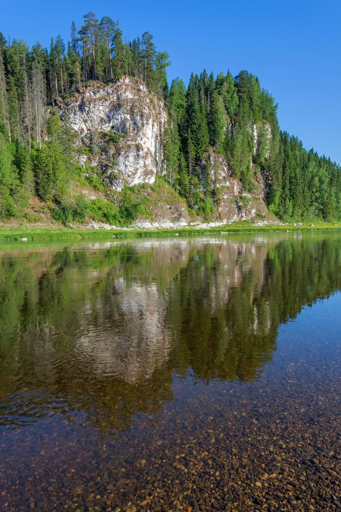 Берега реки Чусовая