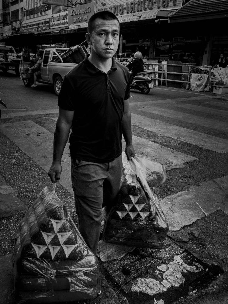 The weight of the load