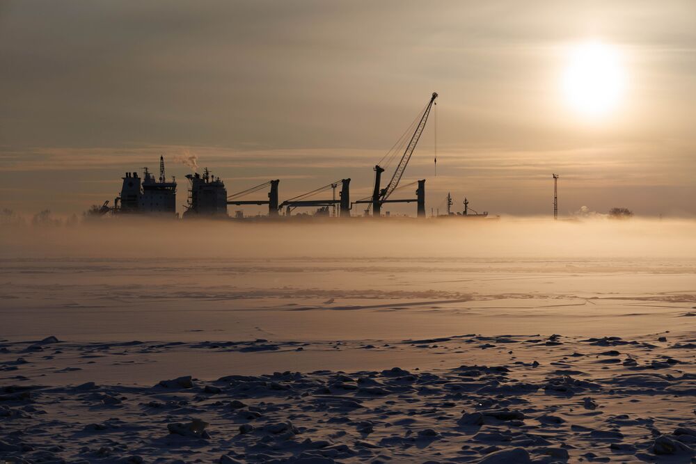 Зима, Архангельск.