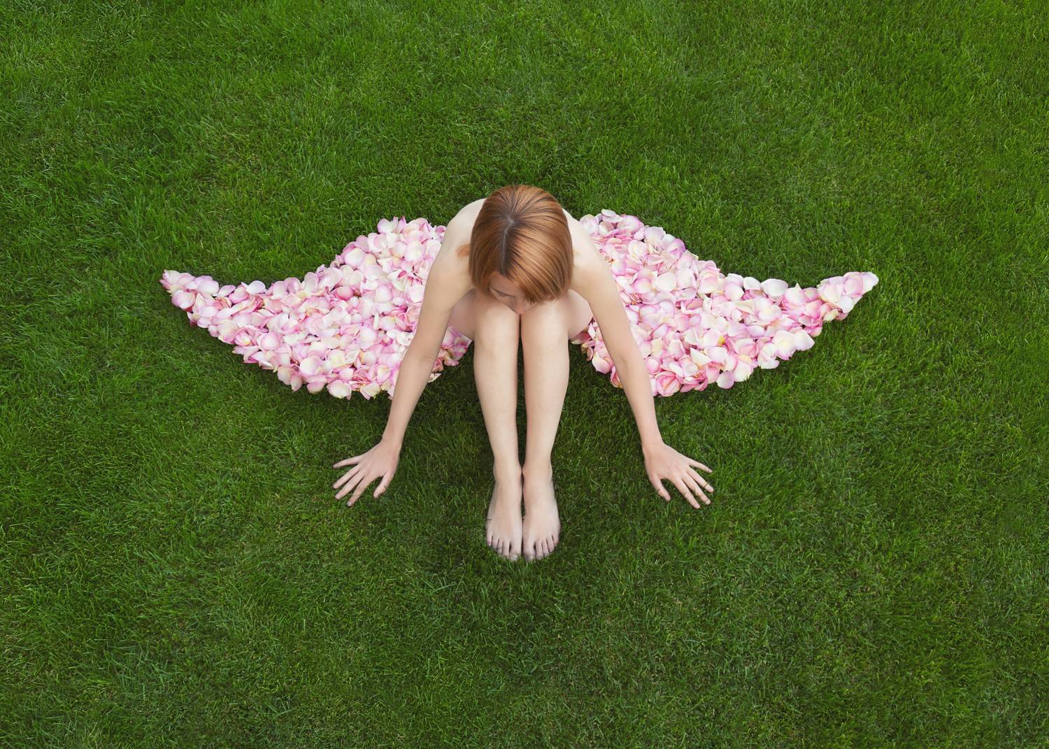 Illusions that save us: blooming from within