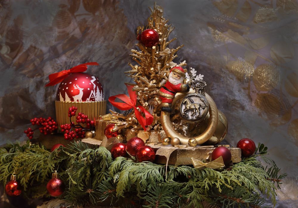 дед Мороз  год лошади принес