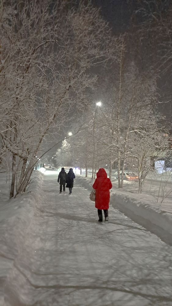 Приполярная зима