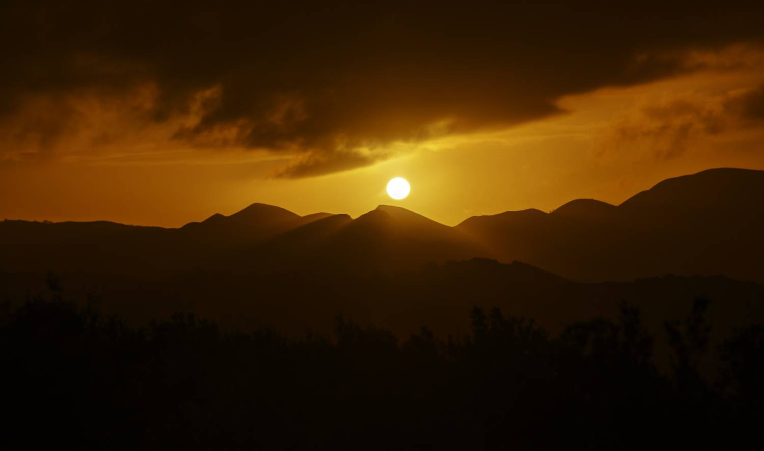 Golden hour of Daouar El Houch