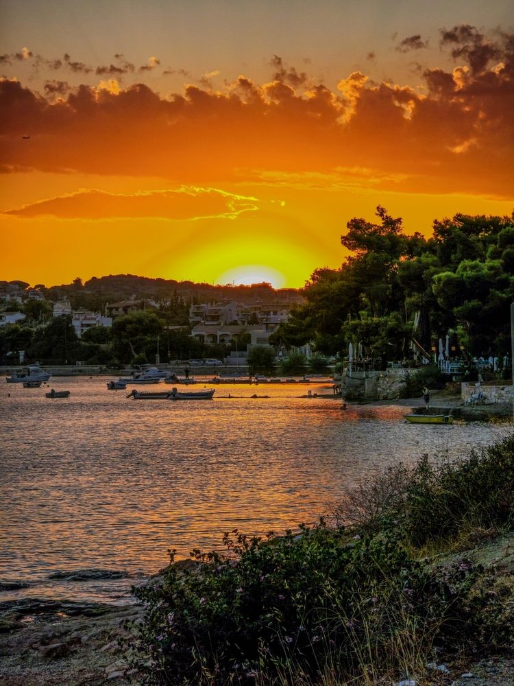 Sunset time in porto rafti