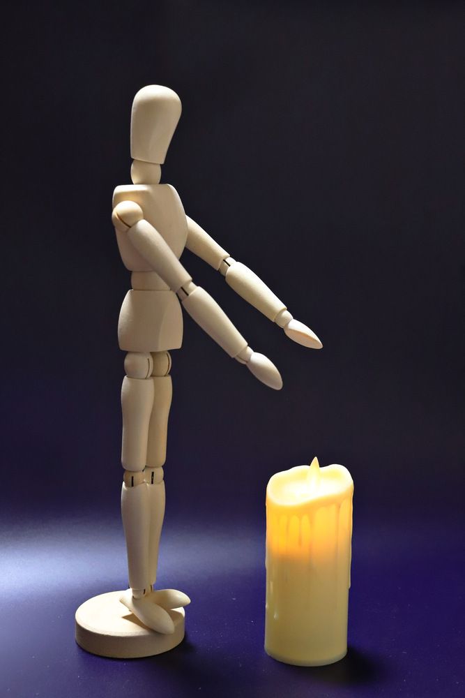 Тепло свечи.