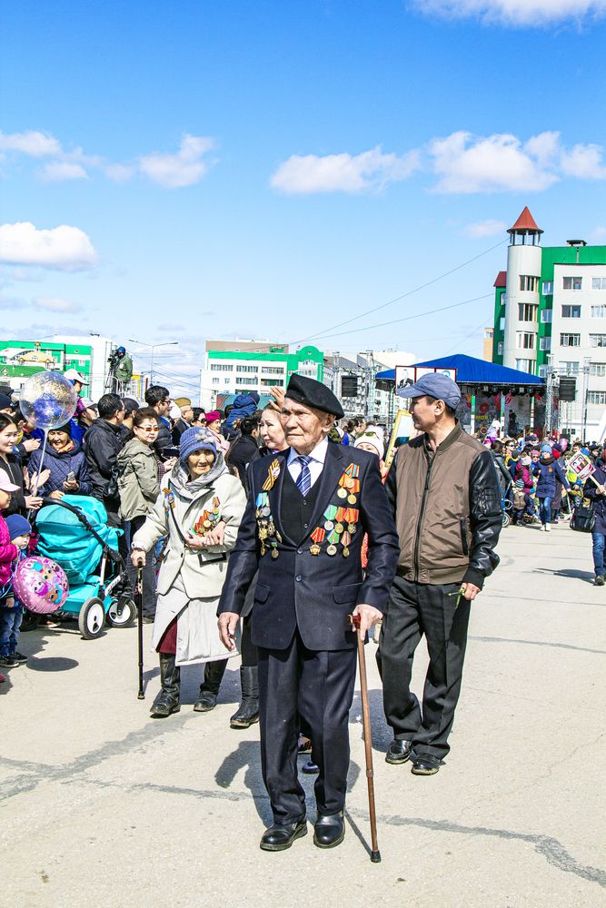 Последний ветеран В.О.В. города.