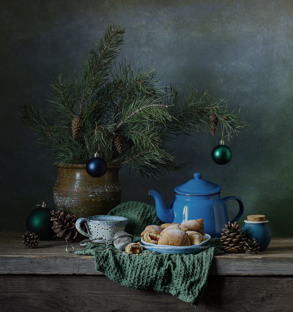 Доброе утро с чашечкой чая и рогаликами!