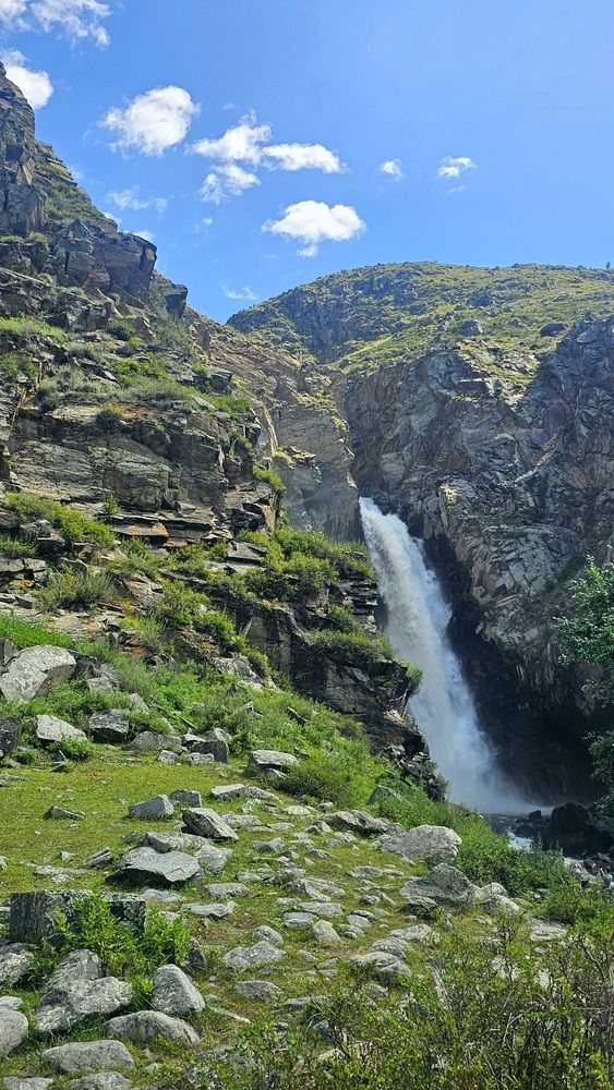 Водопад Куркуре. Алтай