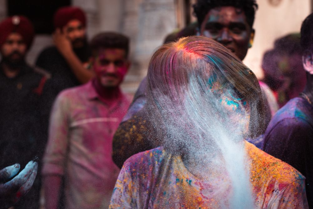 Splash of color