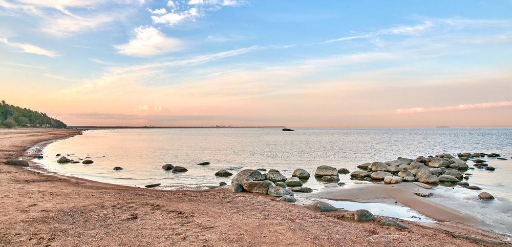 Рассвет на финском заливе...