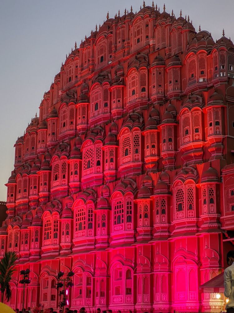 The pink city