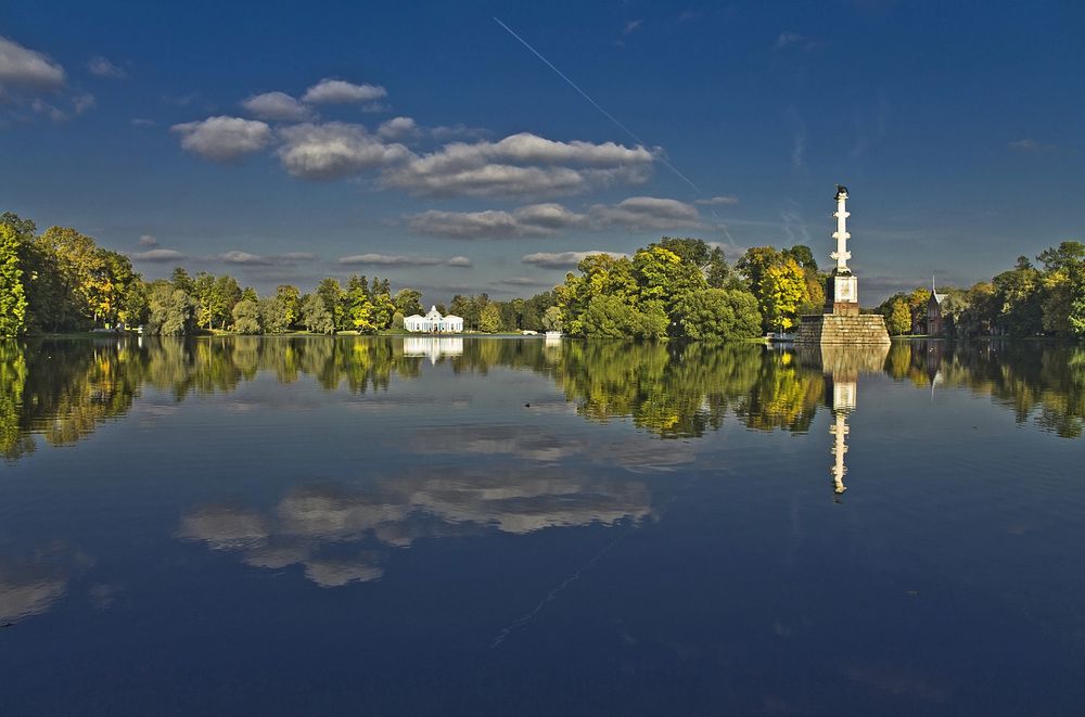 Большой пруд. Екатерининский парк.