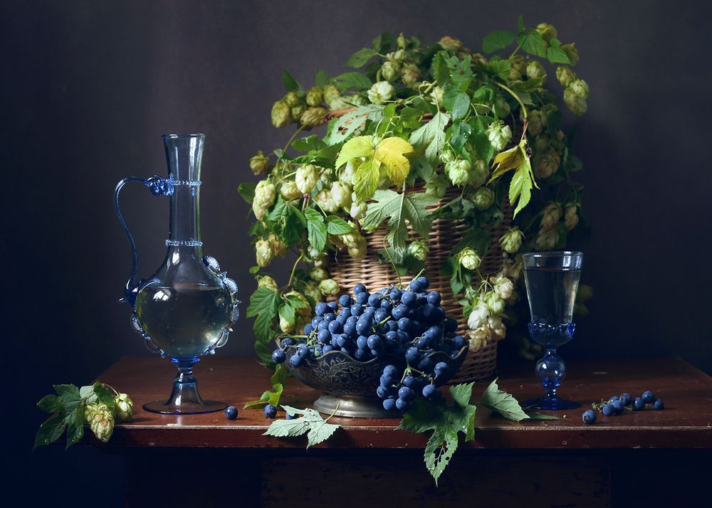 Хмель и виноград