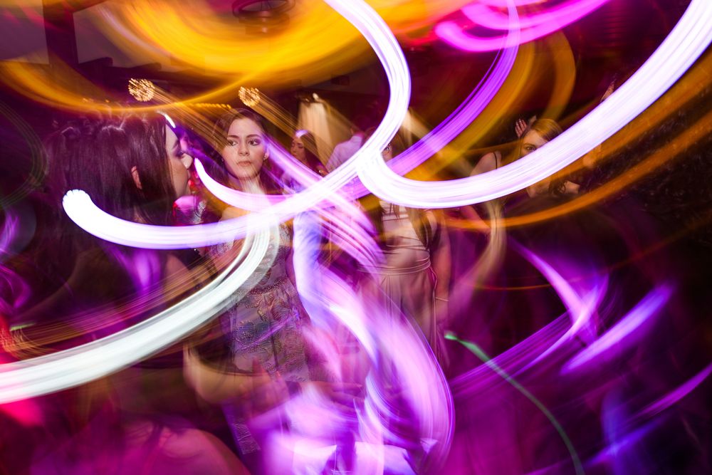 light trails