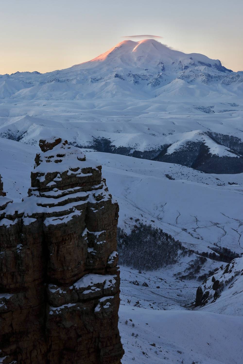 Вид на Эльбрус