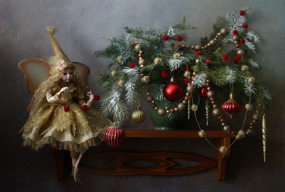 Новогодняя полка