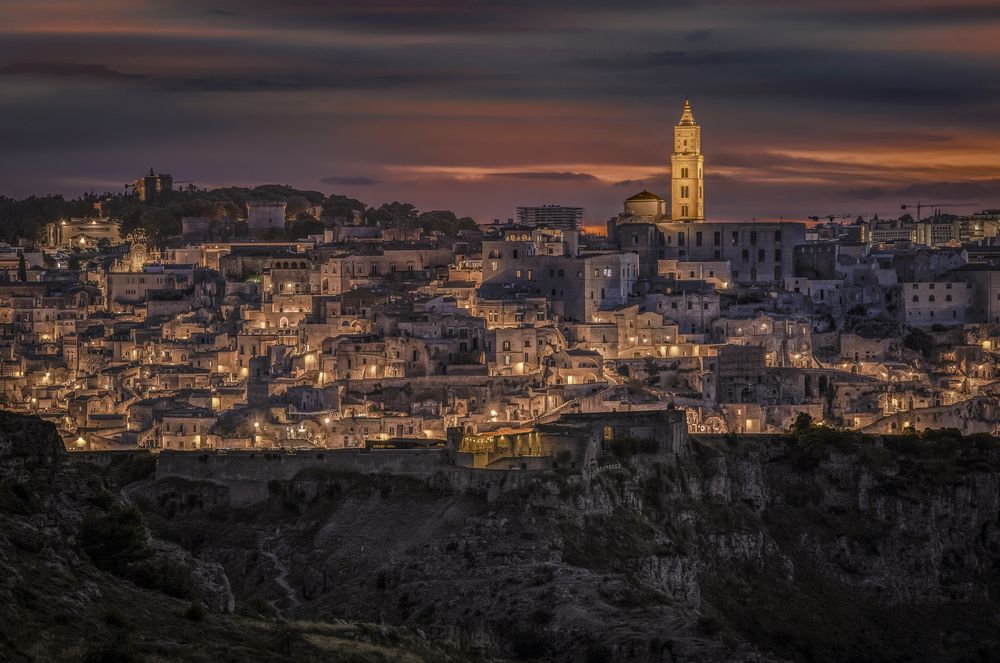 Magic Sunset in Matera