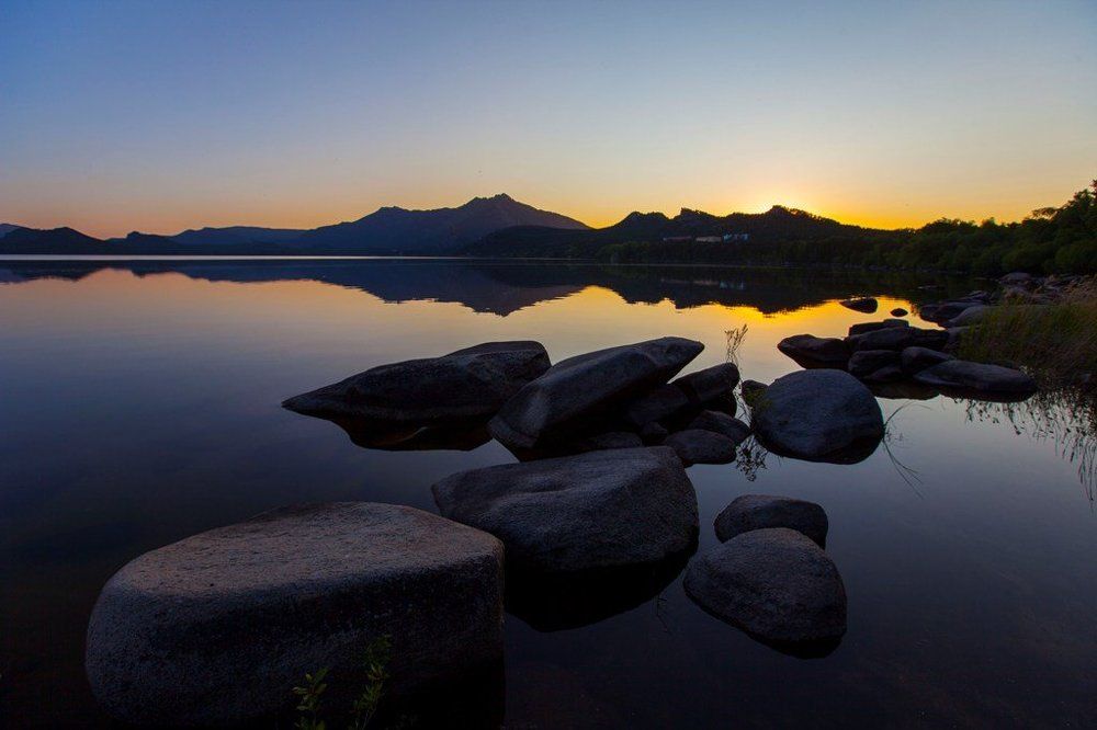 В закатных тонах...