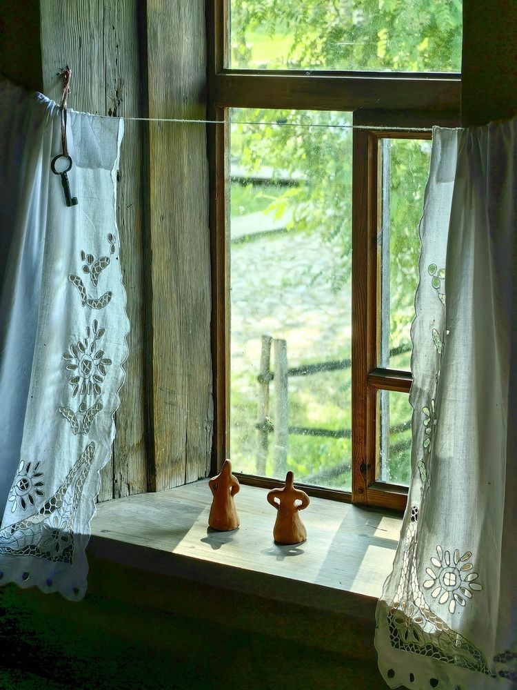 On the windowsill