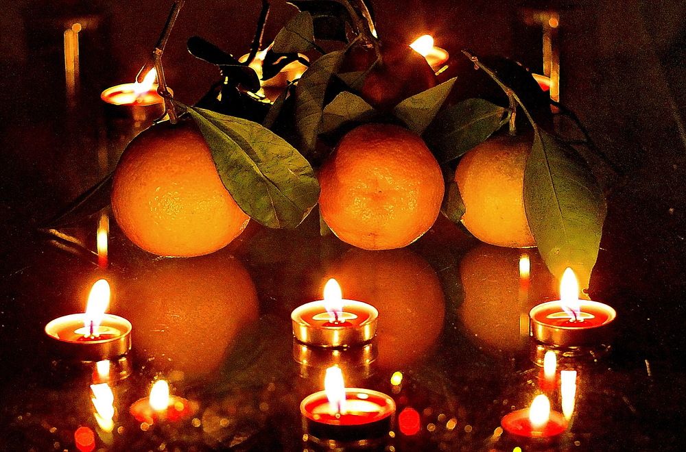 Новогодние мандарины