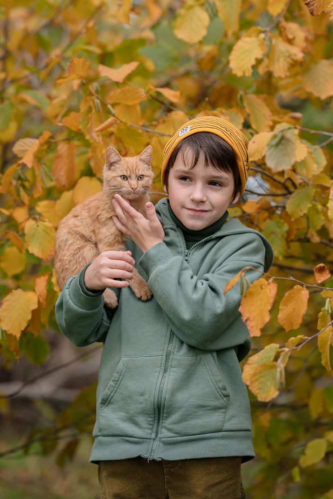 Варлам с рыжим котом