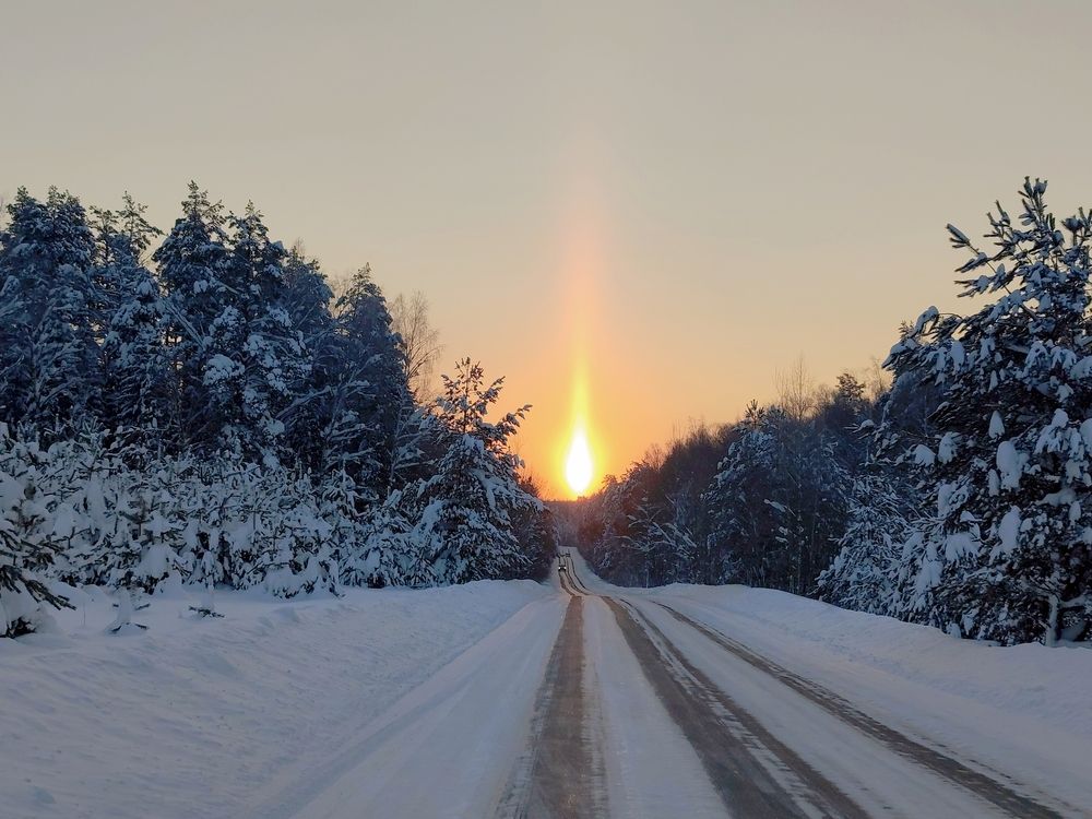 Восход в -30°