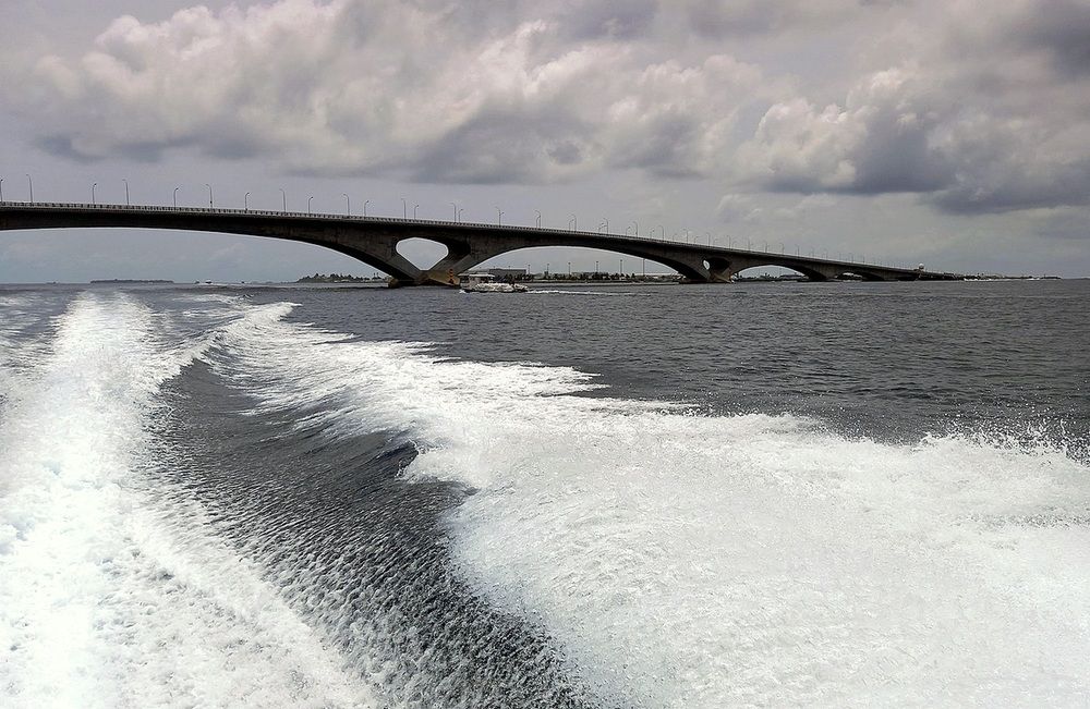 Мост в столице Мальдив