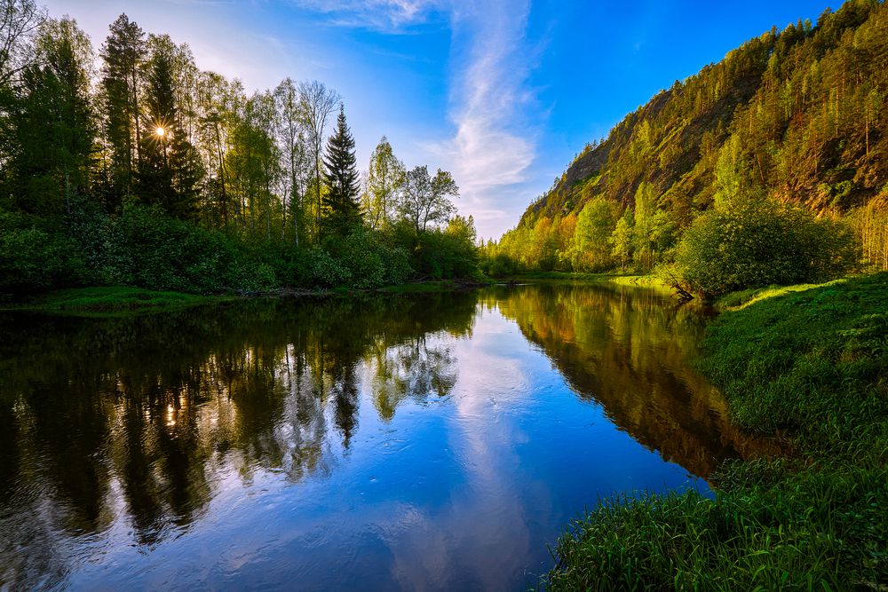 Отражение весны.