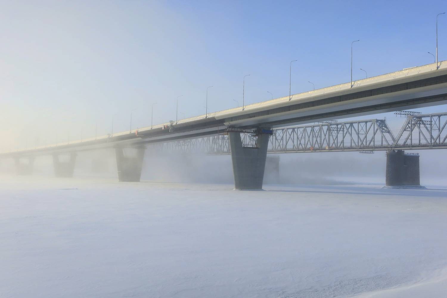 В морозном тумане