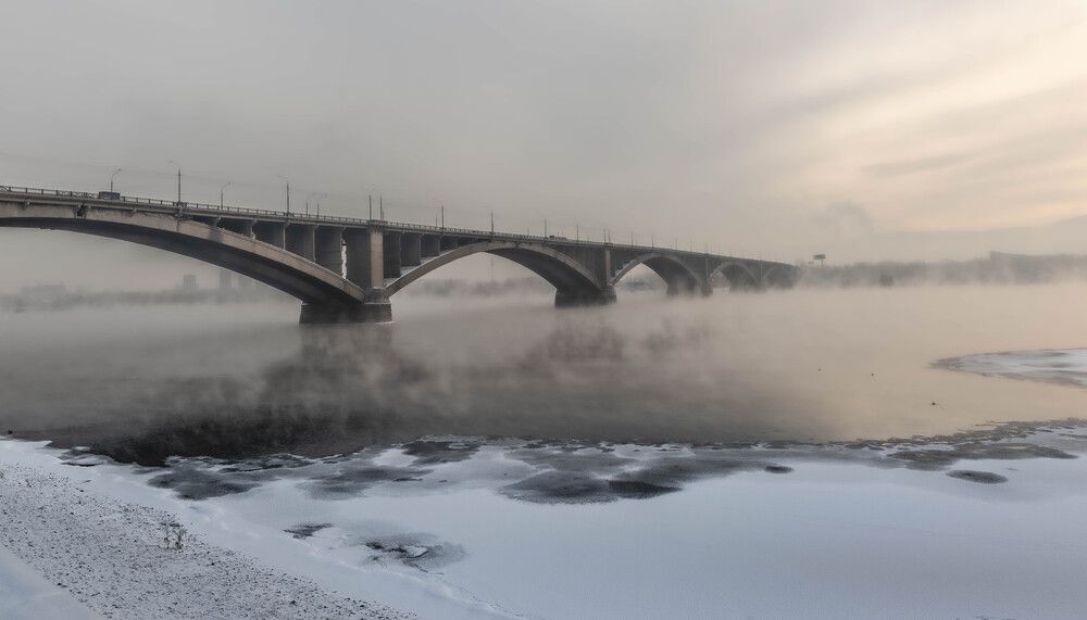Утро большого города.