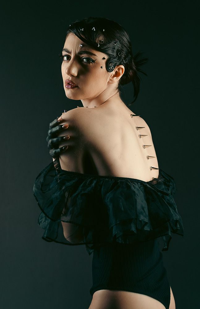 The thorns are her protection