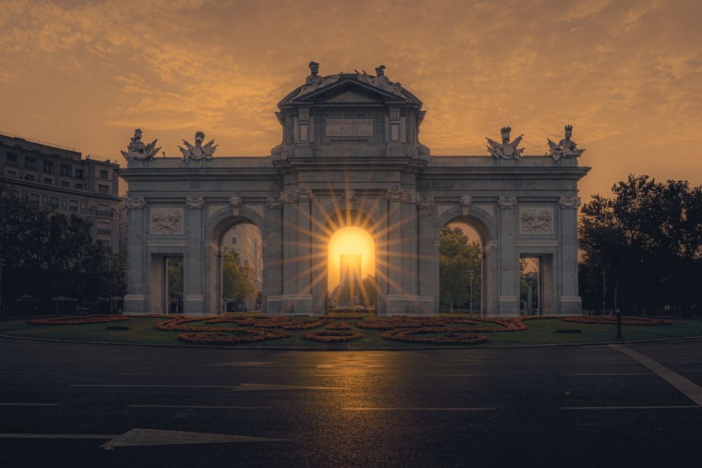 Dawn Through the Arch