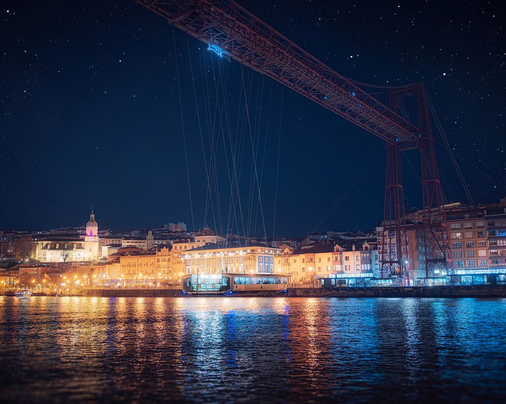 Puente colgante Bizkaia
