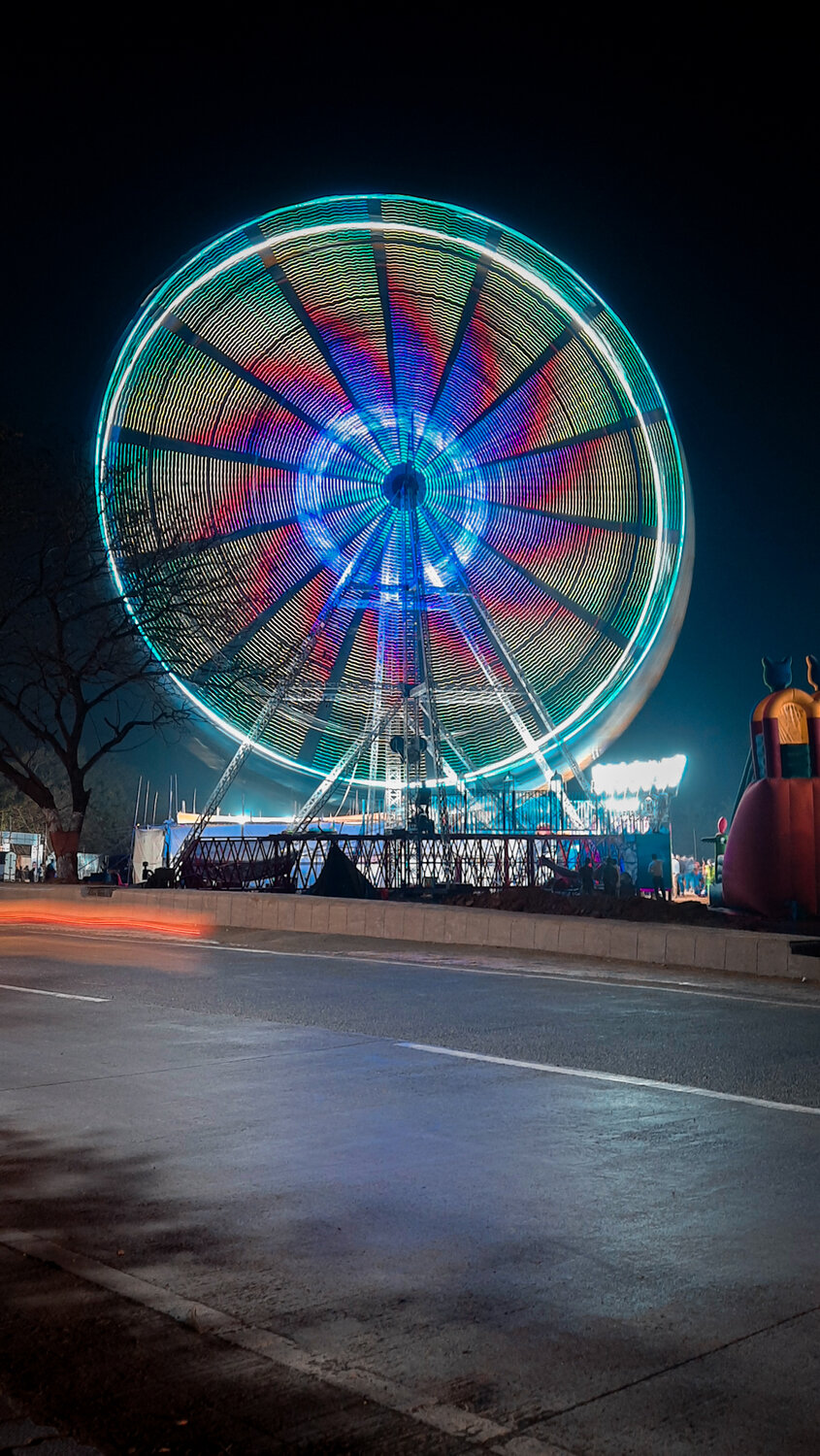 The colour full night.