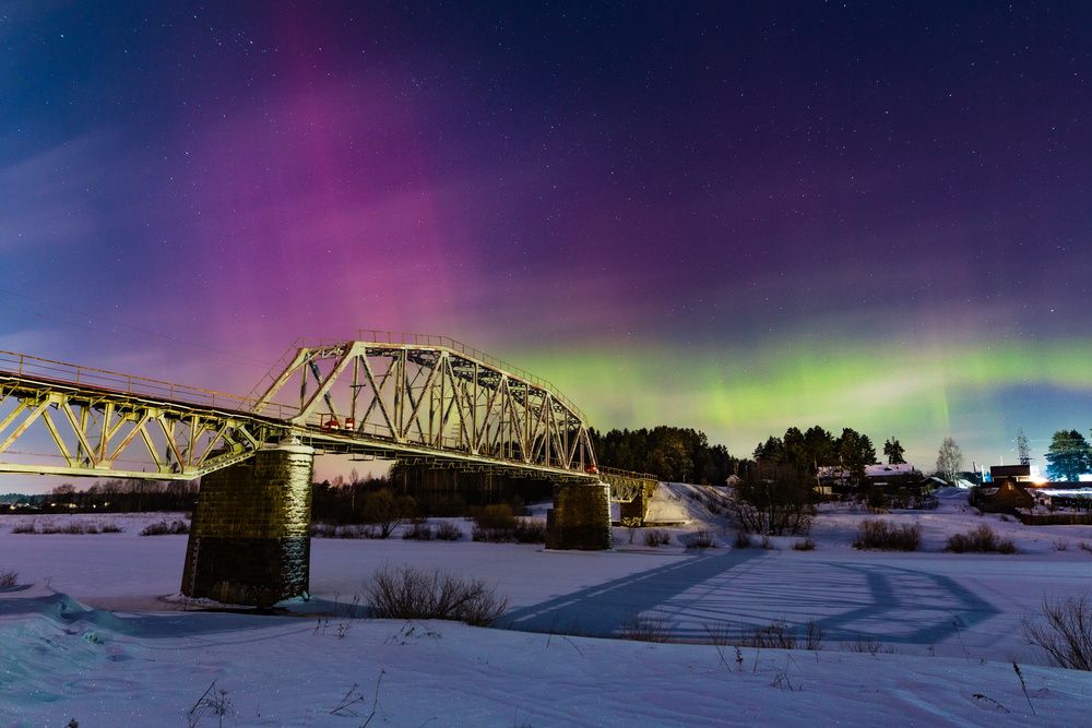 Nothern lights in Tver