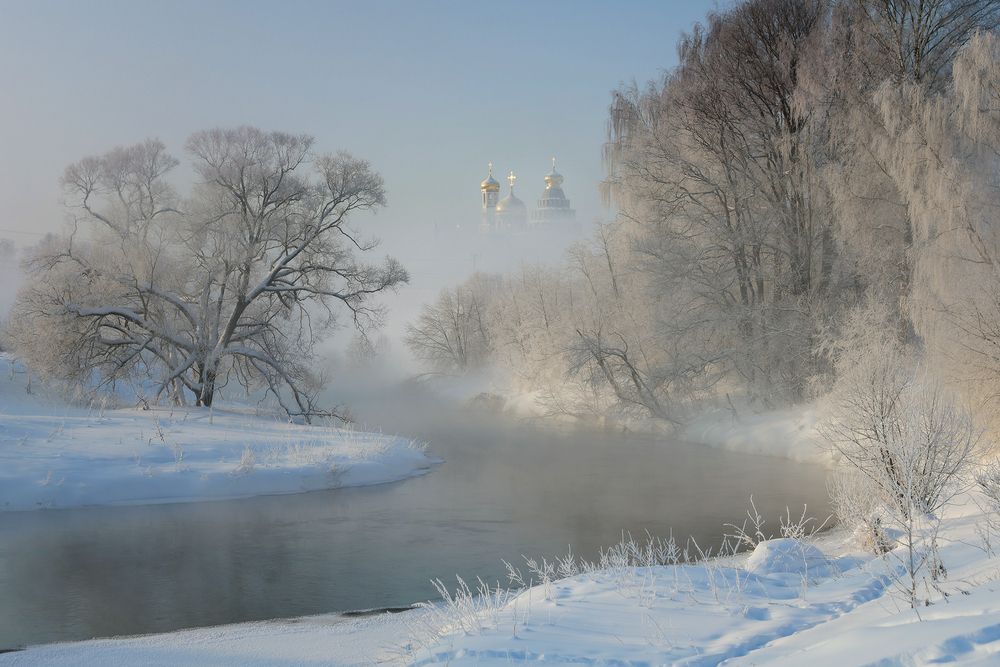 Зимнее утро на Истре