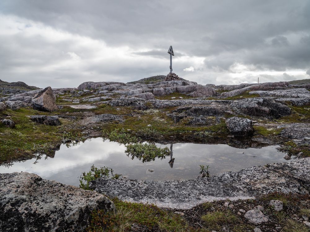 The tundra. Beyond the Arctic Circle.