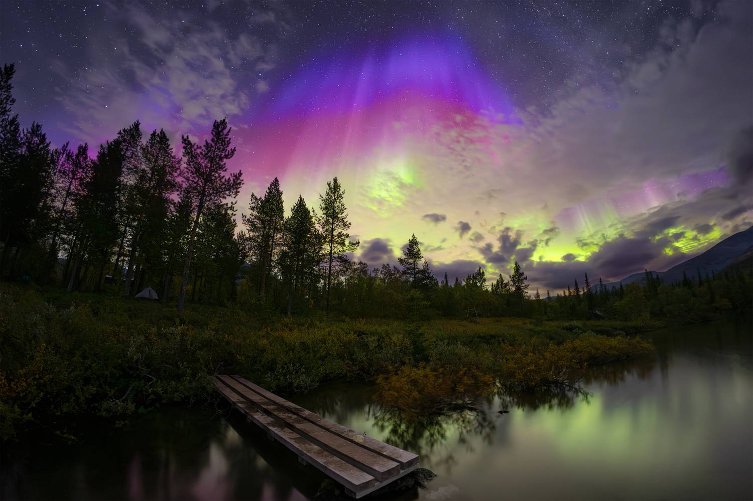 Сияние, Полигональные озера Сияние, Полигональные озера