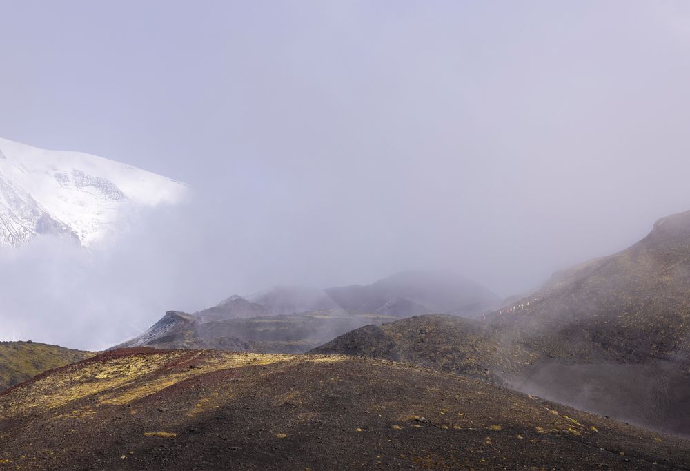 Подъем к вулкану