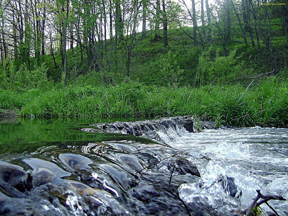 Водопадик на Реке Полосне