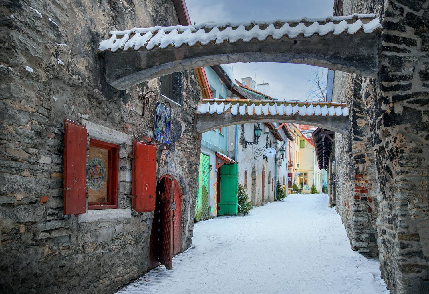 Winter Passage in the Old Town