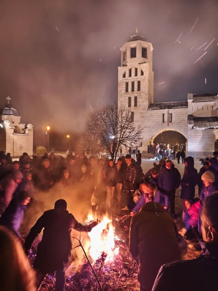 Lighting The Christmas tree
