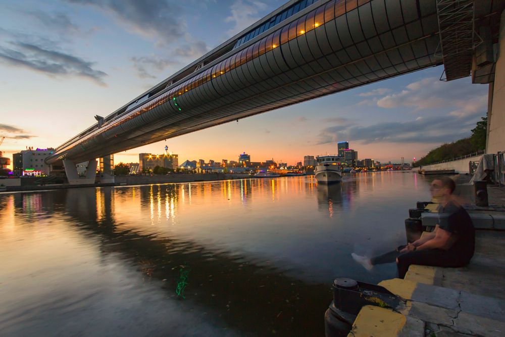 Мост Багратион Закат
