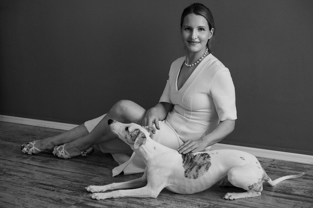 Портрет с собакой