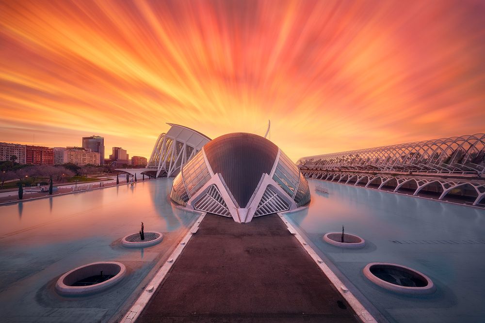 Valencia in flames