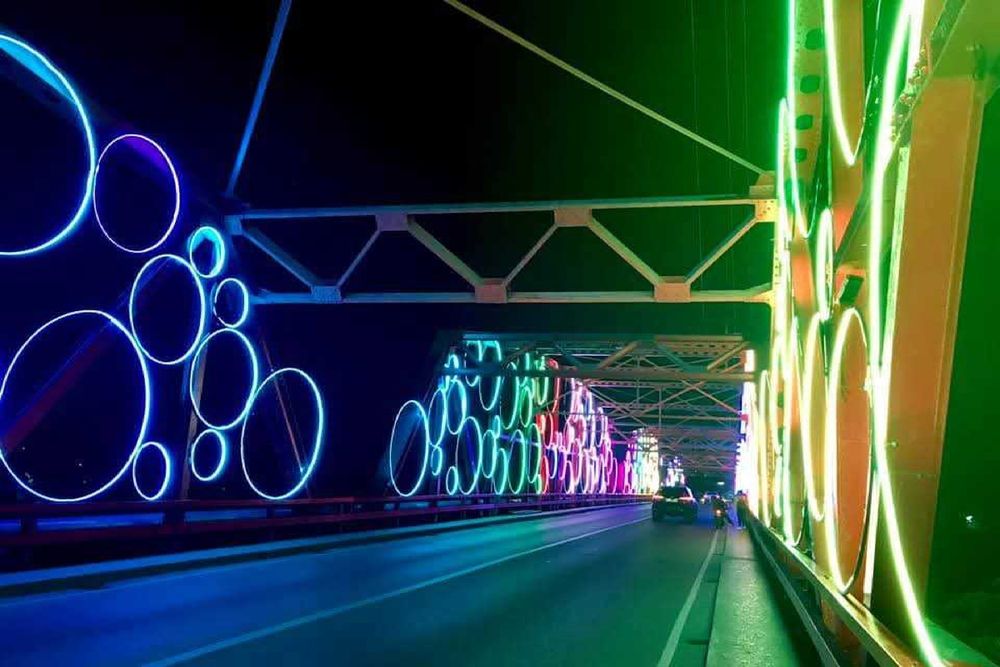 Colorful bridge