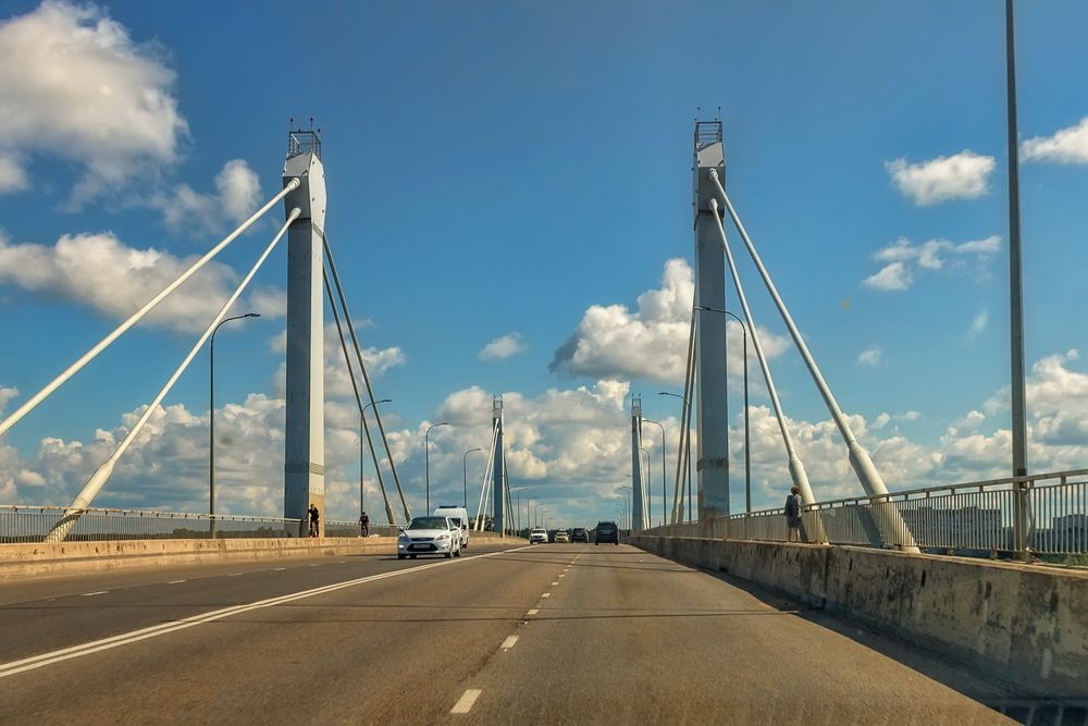 Вантовый мост.