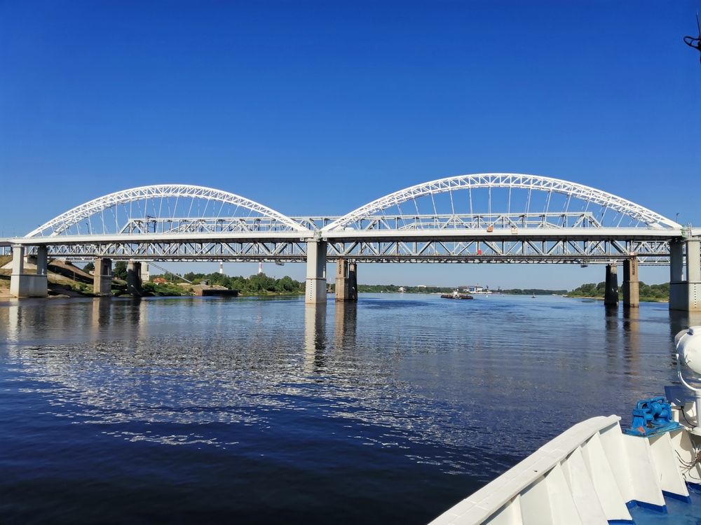 Волга. Где-то около Нижнего Новгорода.