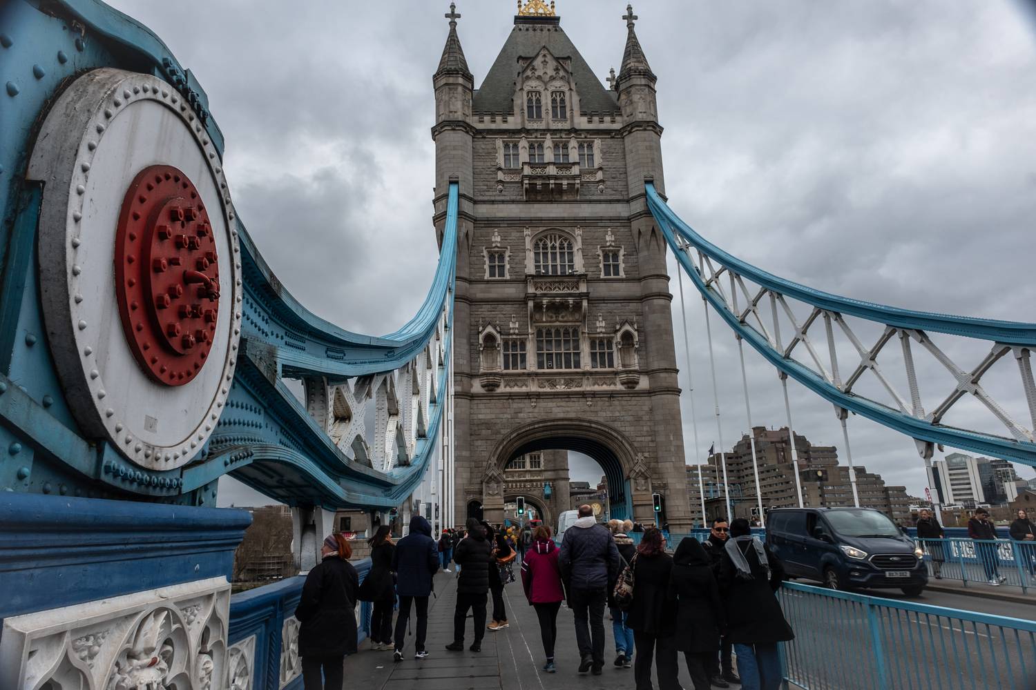 Walking Through Tower Bridge